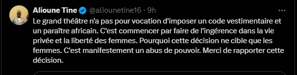 A. Tine recadre le Dg du Grand Théâtre : "C'est manifestement un abus de pouvoir"