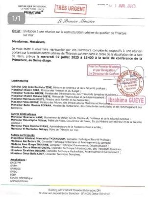 Restructuration de Thiaroye-sur-Mer : Ousmane Sonko convoque une réunion d’urgence, ce mercredi