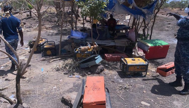 Saraya : La Gendarmerie démantèle un site d'orpaillage clandestin