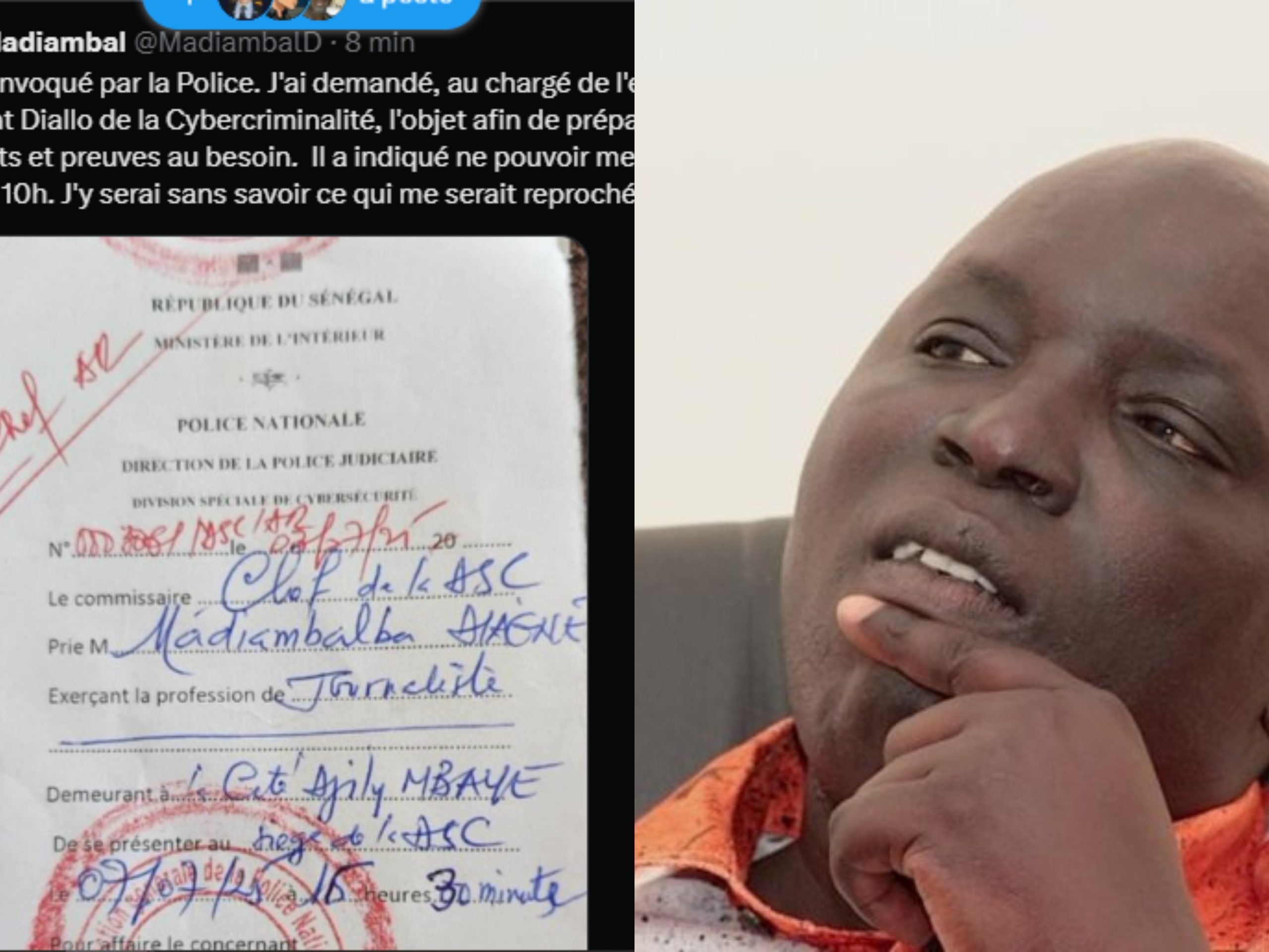 Urgent : Madiambal Diagne convoqué par la police, ce mardi 8 juillet