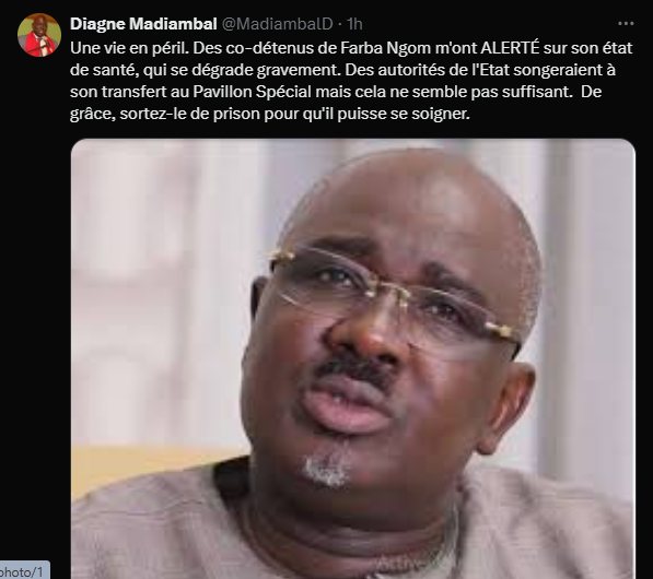 "Des co-détenus de Farba Ngom m'ont ALERTÉ sur son état de santé" : Madiambal Diagne se lâche