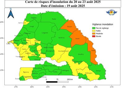 Météo : Risques d’inondations du 20 au 23 AOÛT 2025