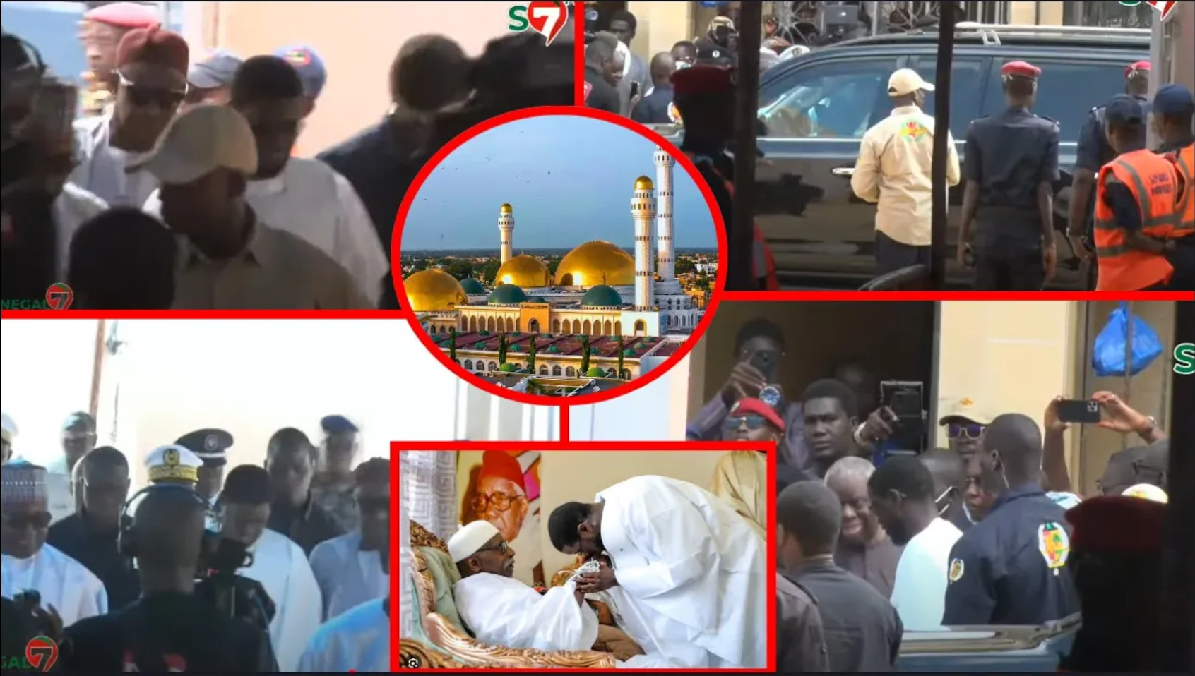 Tivaouane : L'arrivée du Pr Diomaye chez le Khalife Général des Tidianes Serigne Babacar Sy Mansour (Vidéo)