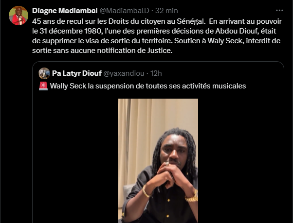 Madiambal : "Soutien à Waly Seck, interdit de sortie sans aucune notification de Justice"