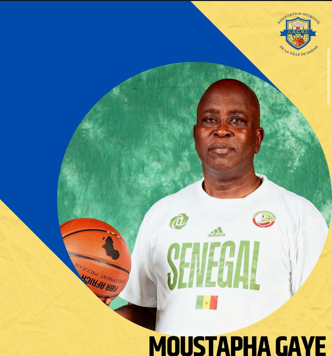 Basket : Moustapha Gaye nommé entraîneur de l’ASC Ville de Dakar, Ousmane Diallo à ses côtés