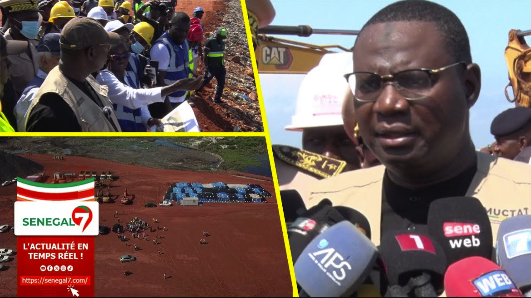 Vidéo | Mbeubeuss se modernise : Le ministre Moussa Balla Fofana visite les chantiers du PROMOGED