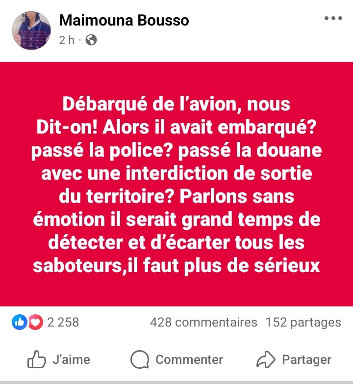 Maimouna Bousso raille Madiambal : "Il serait grand temps de détecter et d’écarter tous les saboteurs, il faut plus de sérieux"