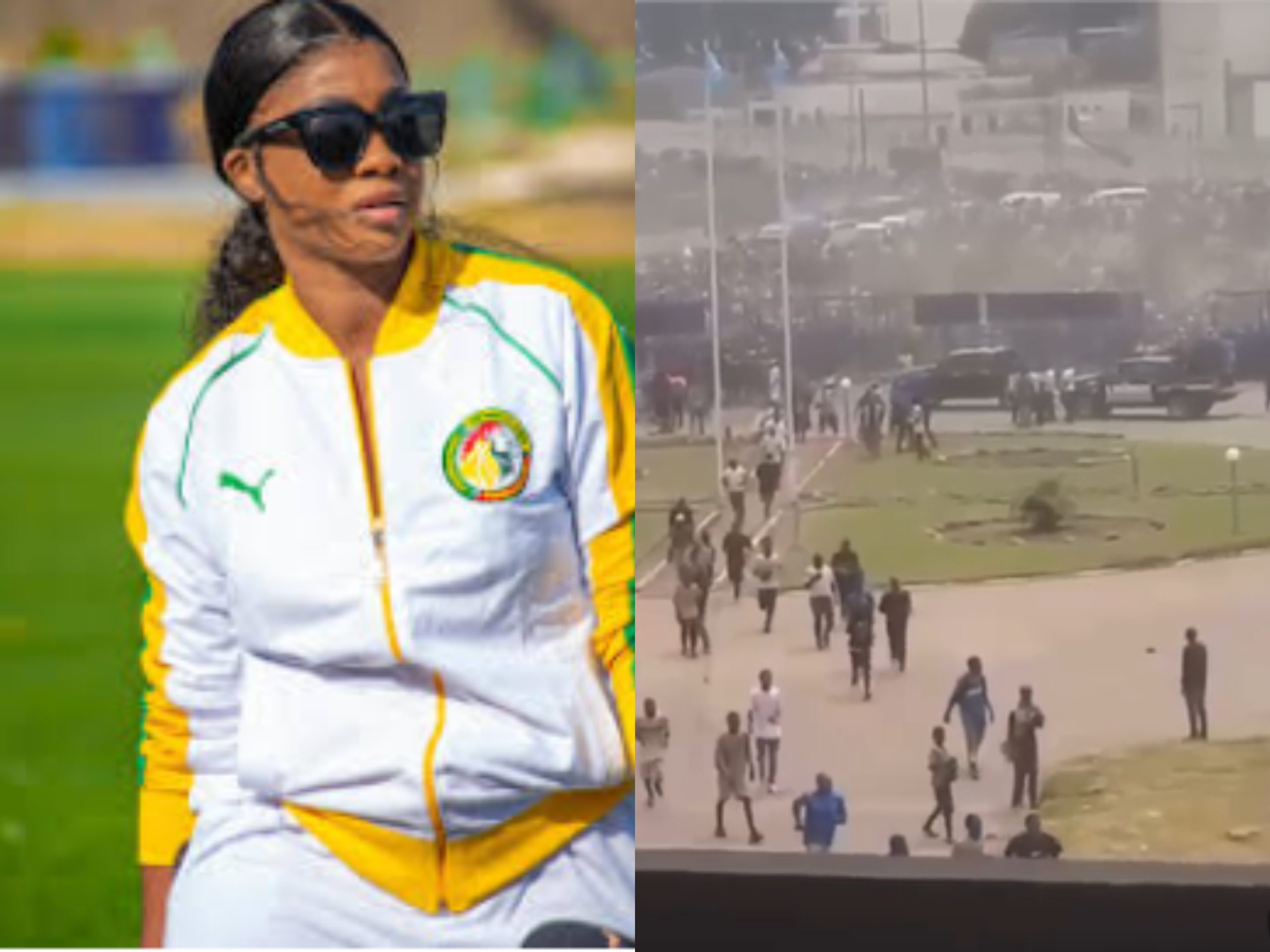 La journaliste Fatima Sylla sonne l'alerte :"Tous les Sénégalais présents au stade des martyrs sont en d@nger"