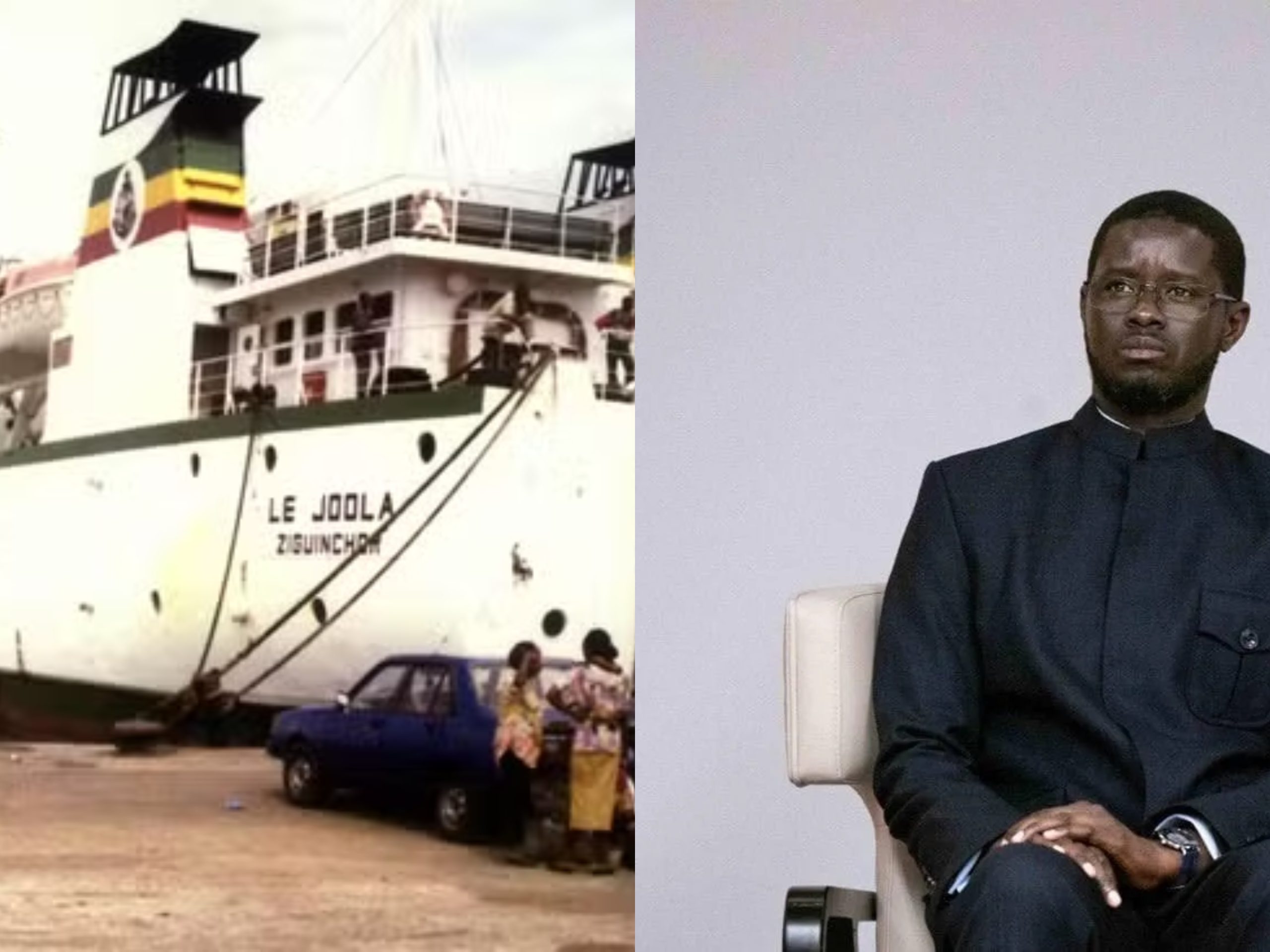 Naufrage du "Joola" : "L'un des plus douloureux de notre histoire...", (Bassirou Diomaye Faye)