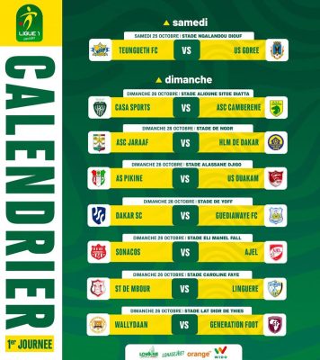 Ligue 1 : TFC et Gorée s’affrontent pour l’ouverture de la saison 2025-2026