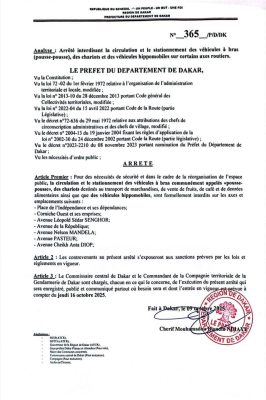 Dakar, Mbour, Kaolack et Saint-Louis : La nouvelle décision importante du monstre de l’Intérieur