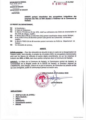 Dakar, Mbour, Kaolack et Saint-Louis : La nouvelle décision importante du monstre de l’Intérieur
