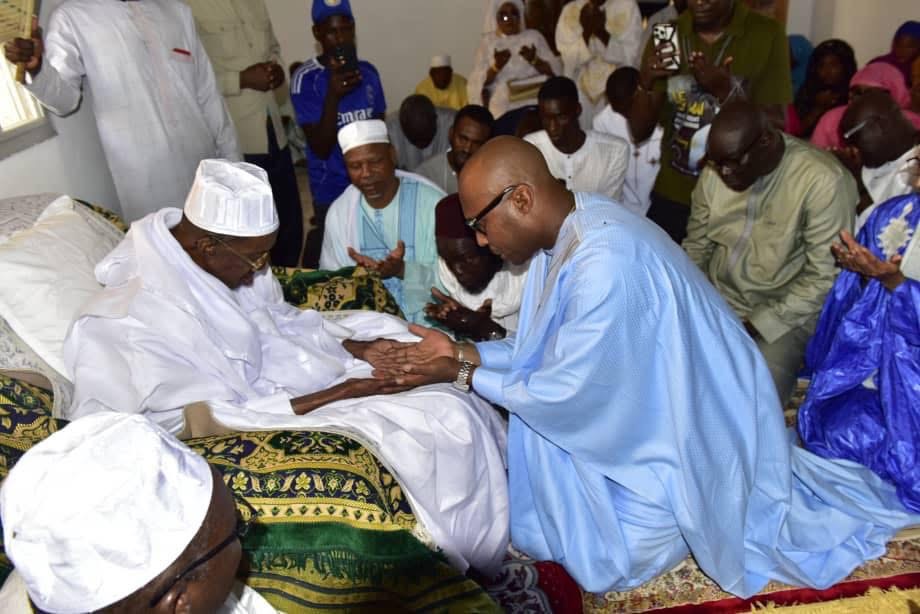 Dakar : Barthélemy Dias chez Thierno Amadou Tidiane Ba, Khalife de Médina Gounass