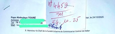 Après plusieurs plaintes sans suite : PAT compte désormais saisir la Section de Recherches de Faidherbe