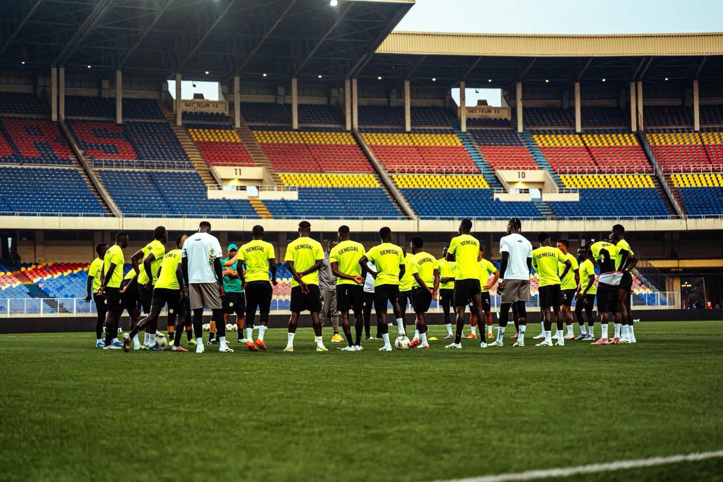 Équipe nationale : Les Lions ont effectué leur deuxième séance d’entraînement au Soudan, Pathé Ciss absent