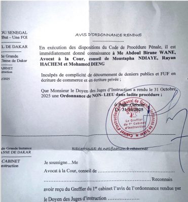 Affaire de surfacturation de riz dans le dossier Covid-19 : Le juge d’instruction prononce un non-lieu