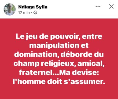 Ndiaga Sylla : "Le jeu de pouvoir, entre manipulation et domination, déborde du champ religieux…"