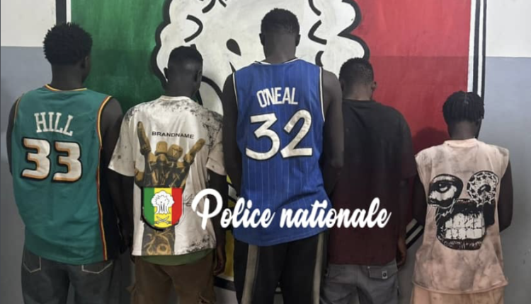 Kaolack : Cinq individus arrêtés pour vol et séquestration