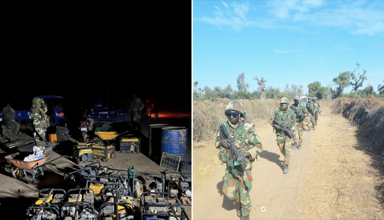 Sabodala : l’armée démantèle un site d’orpaillage clandestin, dix personnes interpellées