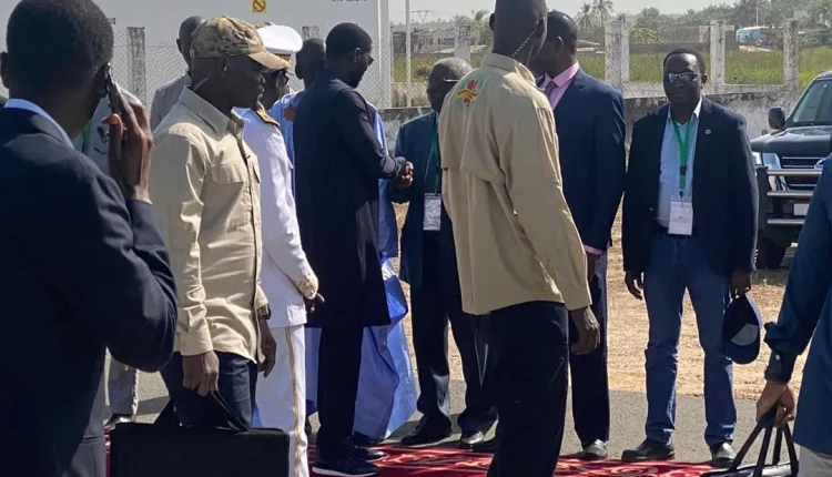 Tournée économique : Le Président Bassirou Diomaye Faye est arrivée à Ziguinchor