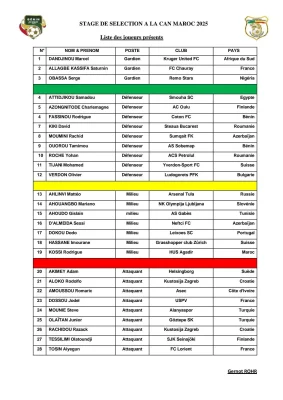 CAN 2025 : Gernot Rohr dévoile la liste des 28 Guépards retenus avec le Bénin