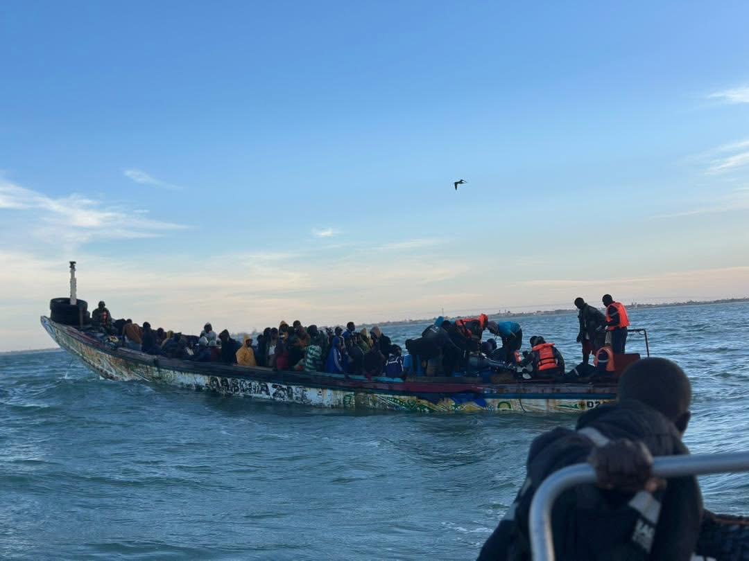 Émigration Irrégulière : 96 migrants secourus au large de Saint-Louis