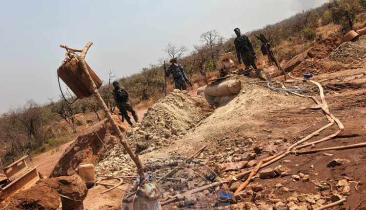 Saraya : des sites d’orpaillage clandestin démantelés à Séguéko