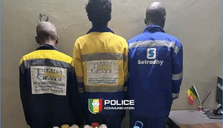 Rufisque : un groupe spécialisé dans le vol de carburant démantelé