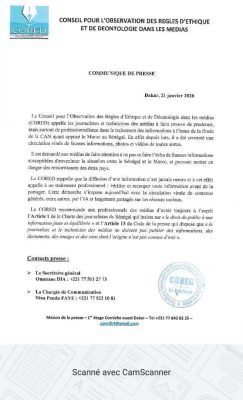 Finale Sénégal vs Maroc : Le CORED appelle les médias à la prudence face aux fausses informations