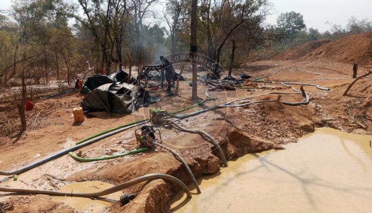 Saraya : un site d’orpaillage clandestin démantelé à Baninkhoto