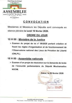Levée de l'immunité parlementaire de Farba Ngom : Les Députés convoqués en séance plénière, lundi