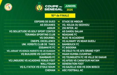Coupe du Sénégal : Découvrez toutes les affiches de la compétition