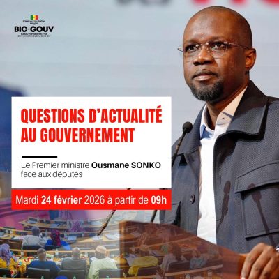 Questions d'actualité : Le Premier ministre Ousmane SONKO attendu à l’Assemblée nationale, mardi prochain à 09h