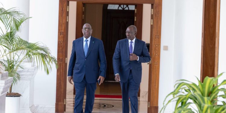 Changement climatique : William Ruto reçoit Macky Sall à Nairobi