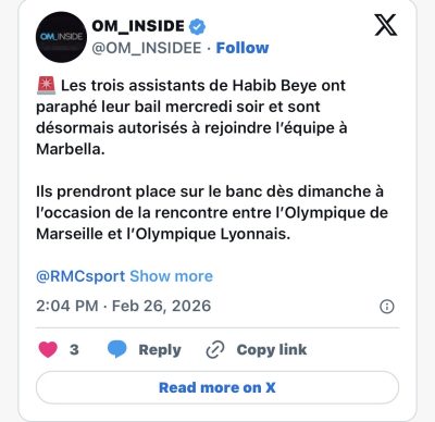 Marseille : Habib BÈYE récupère ses adjoints !