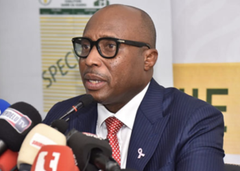 Barthélémy Dias face à la presse, ce mercredi