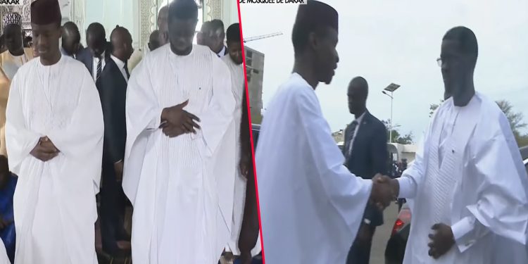 Korite 2026 : L&rsquo;arrivée du Président Diomaye à la grande mosquée accueilli par Me Bamba Cissé (Vidéo)