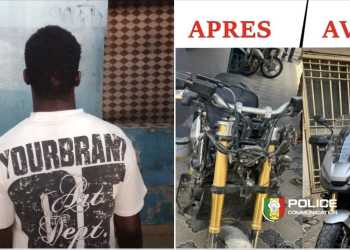 Grand-Yoff : un suspect arrêté avec une moto volée de 4,5 millions FCFA