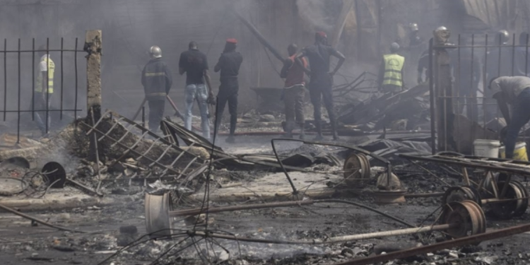 Keur Massar : d’importants dégâts au garage "Ndiaga Ndiaye"