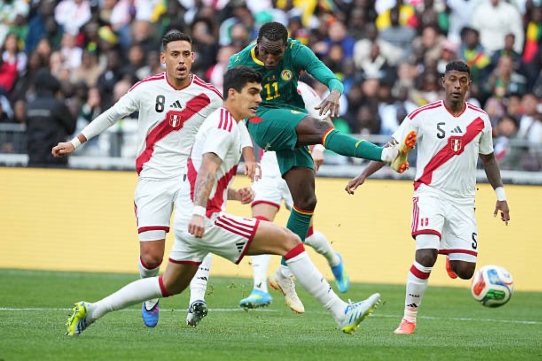 Sénégal vs Pérou : Nicolas Jackson libère les Lions juste avant la pause(1-0)