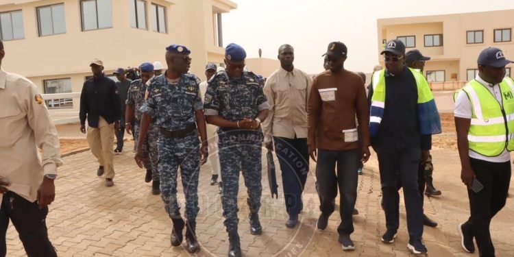 JOJ 2026 : Le Chef de l’Etat en visite du chantier au complexe équestre de la Gendarmerie à Diamniadio