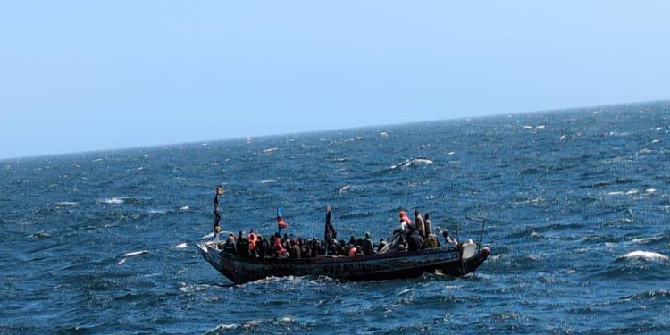 Emigration irrégulière : 139 migrants secourus, le corps sans vie d&rsquo;un nouveau né découvert