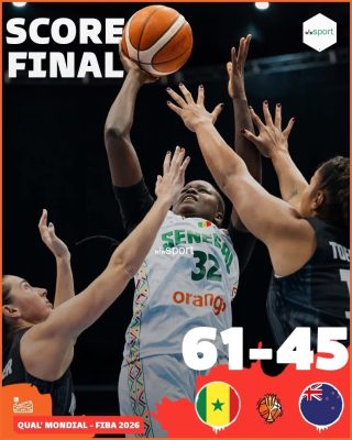 FIBA WWC 2026 : Le Sénégal décroche sa première victoire face à la Nouvelle-Zélande (61-45)