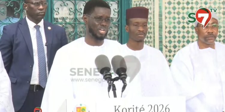 Grande Mosquée: Le Discours fédérateur du Pr Bassirou Diomaye Faye après la prière (Vidéo)