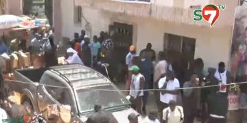 Parcelles – Une folle ambiance avant le départ de Modou Lo (Vidéo)