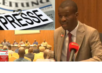 (Vidéo) – Le maitre de cérémonie chasse la presse, Me Bamba Cissé s&rsquo;y oppose : « Il faut une première dans… »