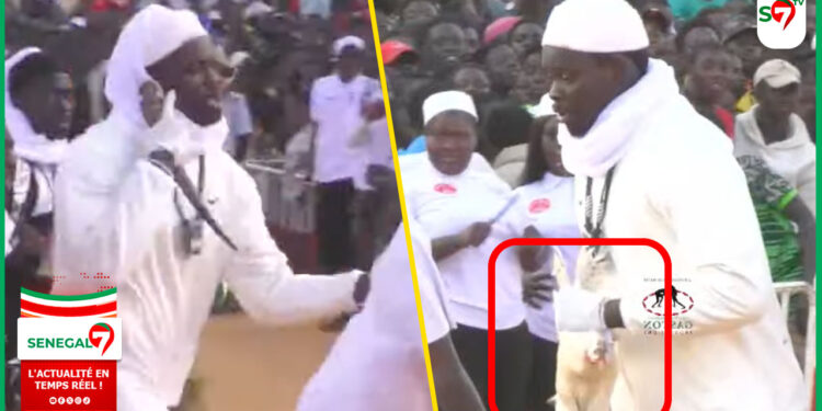 (Video) Open Press: découvrez l&rsquo;arrivée mouvementée et tres mysthique de DIOP 2 vêtu tout en blanc