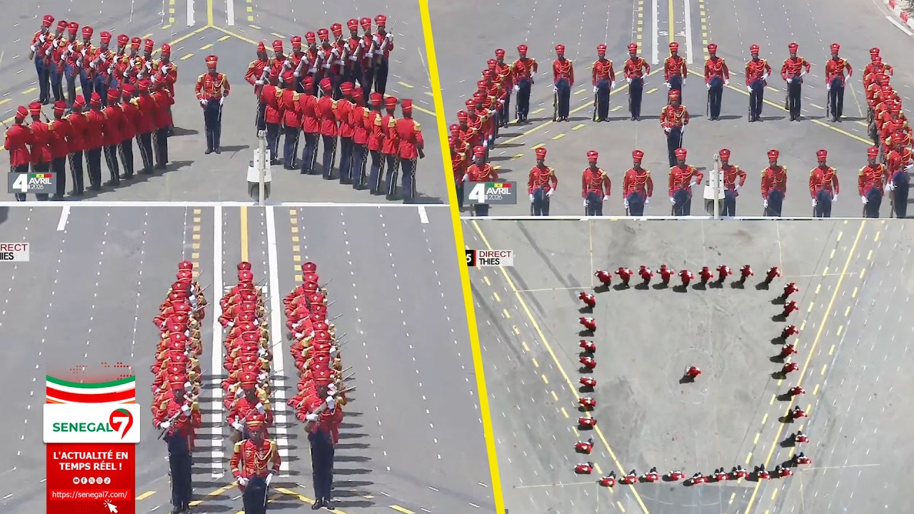 Thies - Défilé 2026: Admirez la belle prestation des Gardes Rouges de la Présidence (Vidéo)
