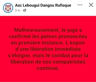 Procès en appel des supporters sénégalais détenus au Maroc : Le verdict est tombé !