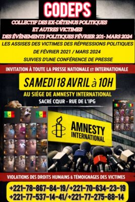 Seydi Gassama étale sa colère : "Les politiciens qui ont abandonné les familles des personnes tuées…"